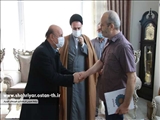 دیدار فرماندار شهرستان شهریار با جانبازان سرافراز سیدسلیمان موسوی، اصغرغفارپور و محمد یزدی
