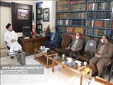 دکترشفیع زاده سرپرست فرمانداری شهرستان شهریار با حجت الاسلام و المسلمین حسینی نوری امام جمعه شهر شهریار دیدار و گفتگو کرد.