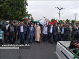 راهپیمایی روز قدس در شهر باغستان برگزار شد
