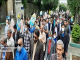 راهپیمایی روز قدس در شهر صباشهر برگزار شد