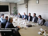 نشست مشترک فرماندار شهرستان شهریار، نماینده مردم حوزه انتخابیه مشق در مجلس و مدیرکل ورزش و جوانان استان تهران 