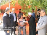 دیدار مسئول هماهنگی امور ایثارگران استانداری با جانباز سرافراز دفاع مقدس 