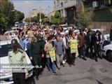 راهپیمایی نمازگزاران شهر باغستان علیه آشوب، ناامنی و اقدامات هنجارشکنانه