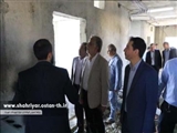 بازدید فرماندار از مراحل ساخت اولین مدرسه پیش ساخته کشور در باغستان