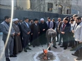 برگزاری آئین كلنگ زنی احداث مجتمع فرهنگی شهدای گمنام نصیرآباد 