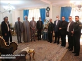 دیدار فرماندار و مسئولین شهرستان شهریار با خانواده معظم شهیدان منوچهری و رضایی