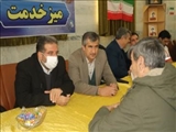  برپایی میز خدمت در مصلای صباشهر با حضور مسئولین شهرستان شهریار