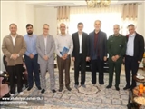دیدار با خانواده شهید اینانلو و حسین عسکری جانباز دفاع مقدس با حضور فرماندار شهرستان شهریار انجام شد؛