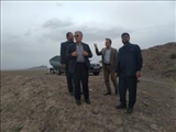 بازدید از نقطه مرزی شهرستان شهریار با شهرستان رباط کریم در اراضی بخش جوقین