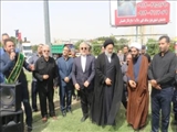 مراسم اهتزاز پرچم عزای امام حسین (علیه السلام)