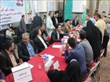 میز خدمت و ملاقات مردمی مسئولان قضائی شهرستان شهریار به مناسبت هفته قوه قضائیه برگزار گردید