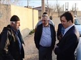 حضور سرپرست فرمانداری شهرستان شهریار در روستای ورامینک