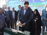 آئین خشت‌گــــذاری دبستان ۹ کلاسه خیّرساز در روستای الورد با حضور فرماندار شهرستان شهریار