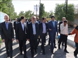 بازدید معاون رئیس جمهور از محور روستایی بهار