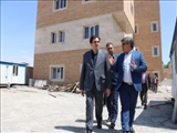 بازدید فرماندار شهرستان شهریار از روند ساخت مرکز آموزش بهورزی و پایگاه سلامت
