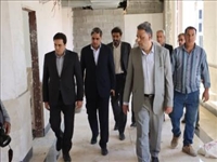 بازدید فرماندار شهرستان شهریار از مراحل ساخت مدرسه در اندیشه