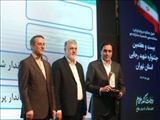 فرماندار شهریار در جشنواره شهید رجایی به عنوان فرماندار برتر و شایسته تقدیر انتخاب شد