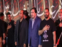 حضور فرماندار شهرستان شهریار در مراسم عزاداری هیئت جوانان مسکن ثامن‌الائمه(ع) شهر فردوسیه