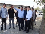بازدید میدانی فرماندار ویژه شهرستان شهریار از پروژه آسفالت‌سازی جاده شهرک صنعتی گلگون