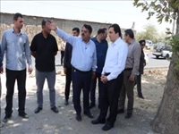 بازدید میدانی فرماندار ویژه شهرستان شهریار از پروژه آسفالت‌سازی جاده شهرک صنعتی گلگون
