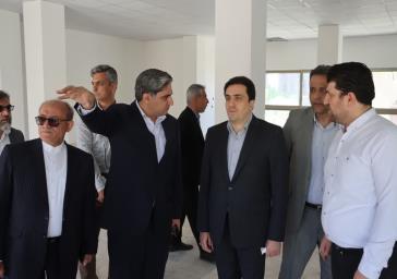 بازدید فرماندار شهرستان شهریار از پروژه ساختمان فرهنگی فاز ۴ شهر جدید اندیشه